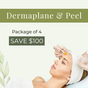 Dermaplane and Gentle Peel: Package of 4