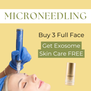 Buy 3 Microneedling Full Face: Get (plated)™ Exosome Skincare FREE