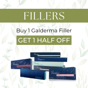Galderma Fillers: Buy 1 Filler get 1 Half Off