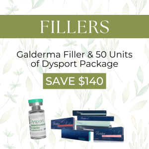 Galderma Filler (1) and Dysport (50 Units) Package (Limit of 1)