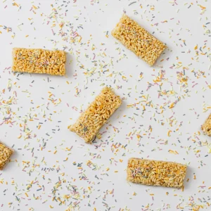 Birthday Cake Crispy Bars